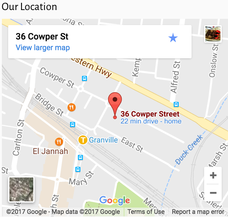 Our location